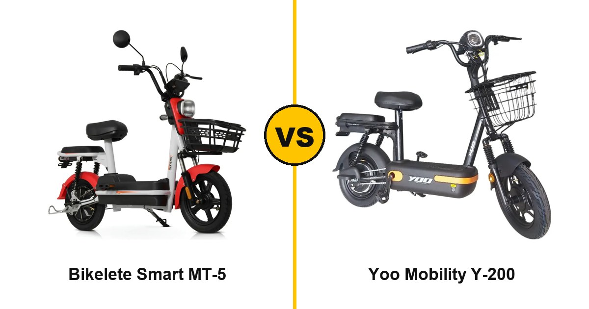 Bikelete Smart MT-5 contra Yoo Mobility Y-200