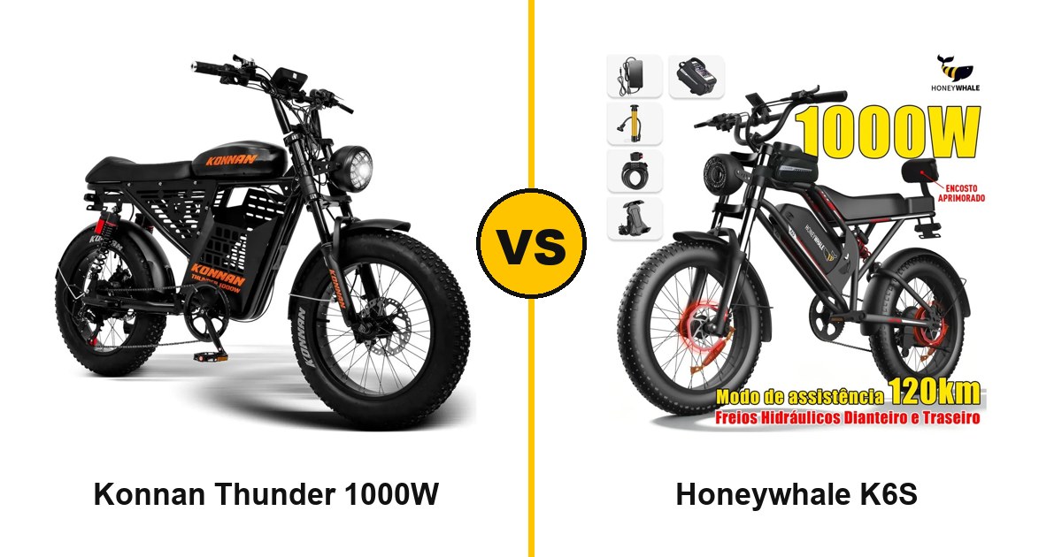 Konnan Thunder 1000W contra Honeywhale K6S